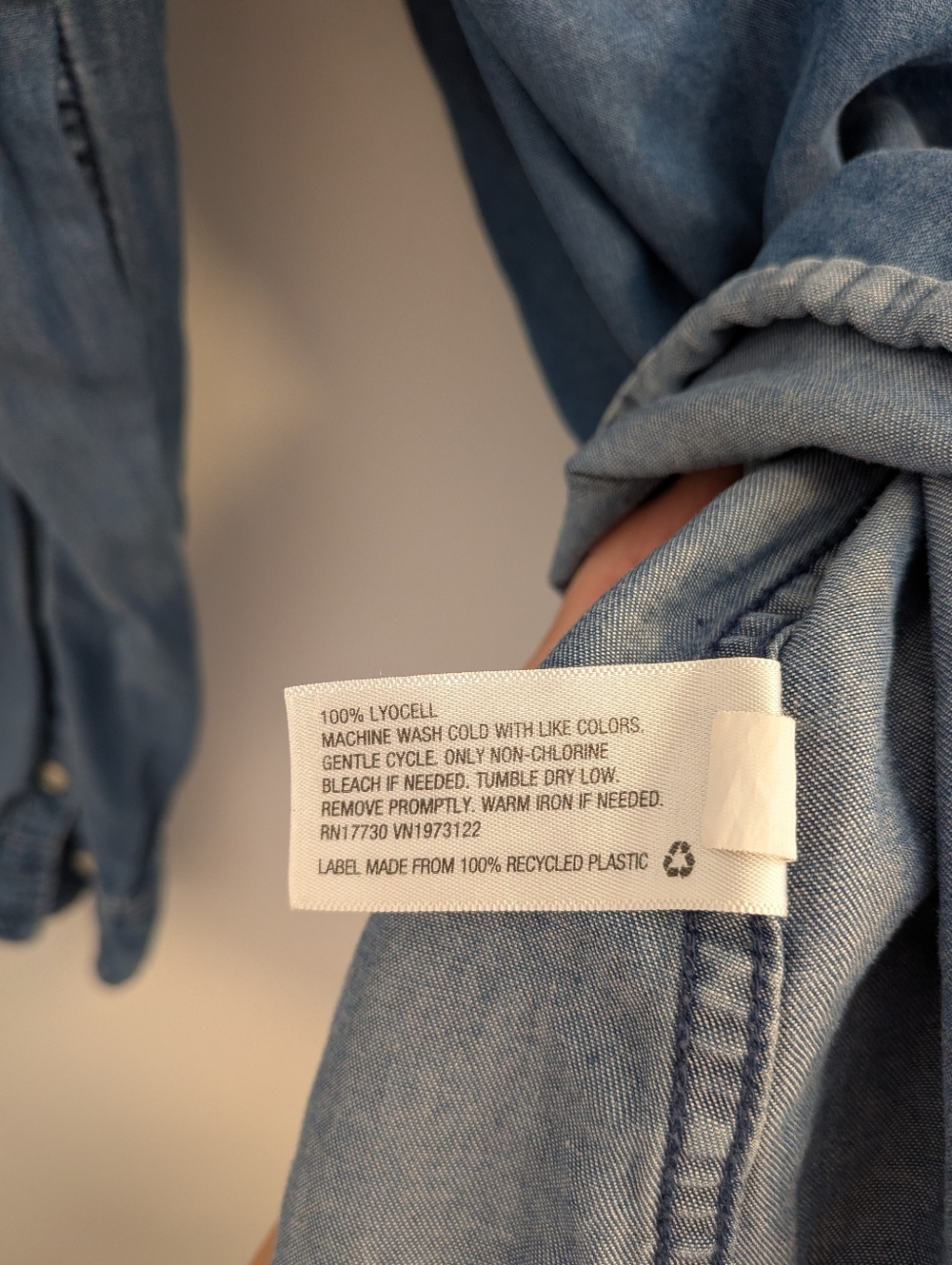 A New Day Denim Button-Up Shirt - Picture 6 of 8